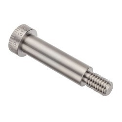 AMPG STR60212C28 Shoulder Screw, Measurement System: Imperial, Knurled, 316 Stainless Steel, 3/8-16, 5/8 in Thread Length